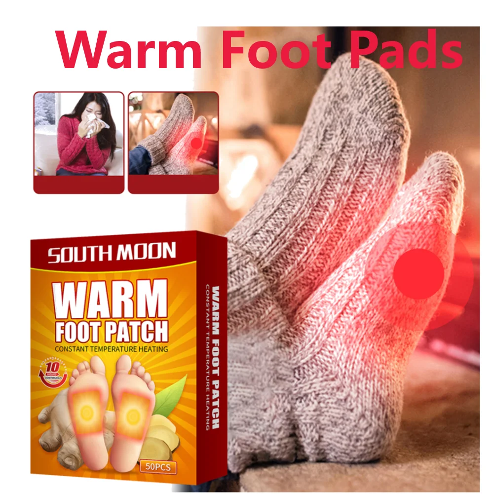 50Pcs Body Foot Warmer Sticker Up To 10 Hours of Heat Odorless Hot Insole Warmers Foot Warming Pads for Outdoor Fishing Hunting