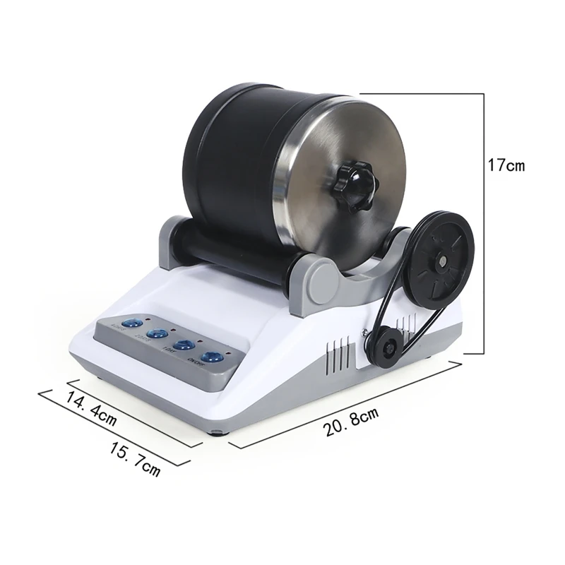 jewelry polisher electric polisher DIY Electric Rock Tumbler Toy Rough Gemstones Polishing Grits Adult Kids Polishing Machine Rock Tumbler Kit 110/220V