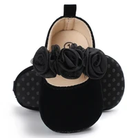 Fashionable New Spring And Autumn Baby Girl Princess Shoes Casual Fabric Sole Butterfly Bow Soft Soled Toddler Walking Shoes 2