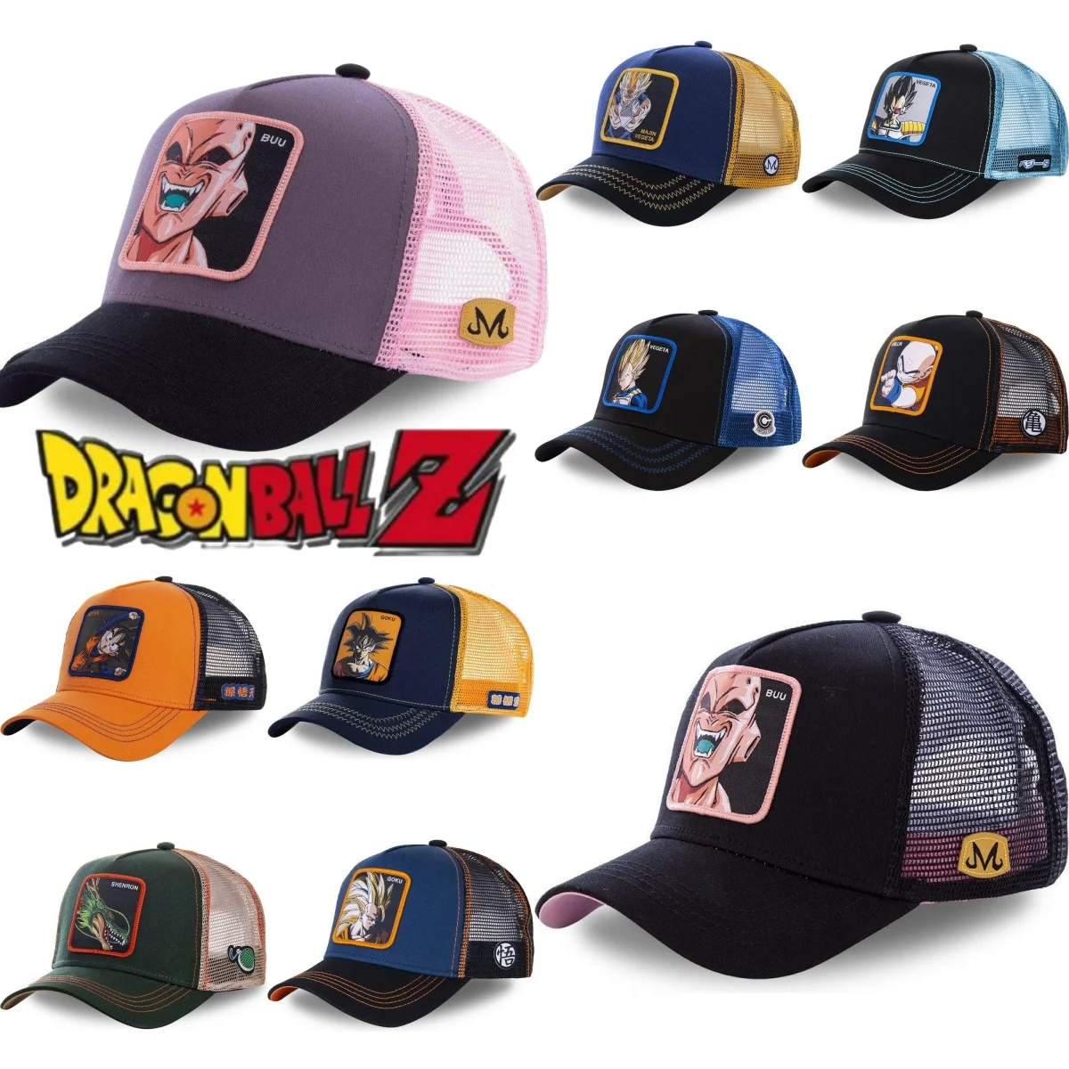 Dragon Ball Styles Anime Son Goku Cotton Baseball Cap Men Women Hip Hop Dad Adjustable Mesh Hat Trucker Hat Baseball Cap