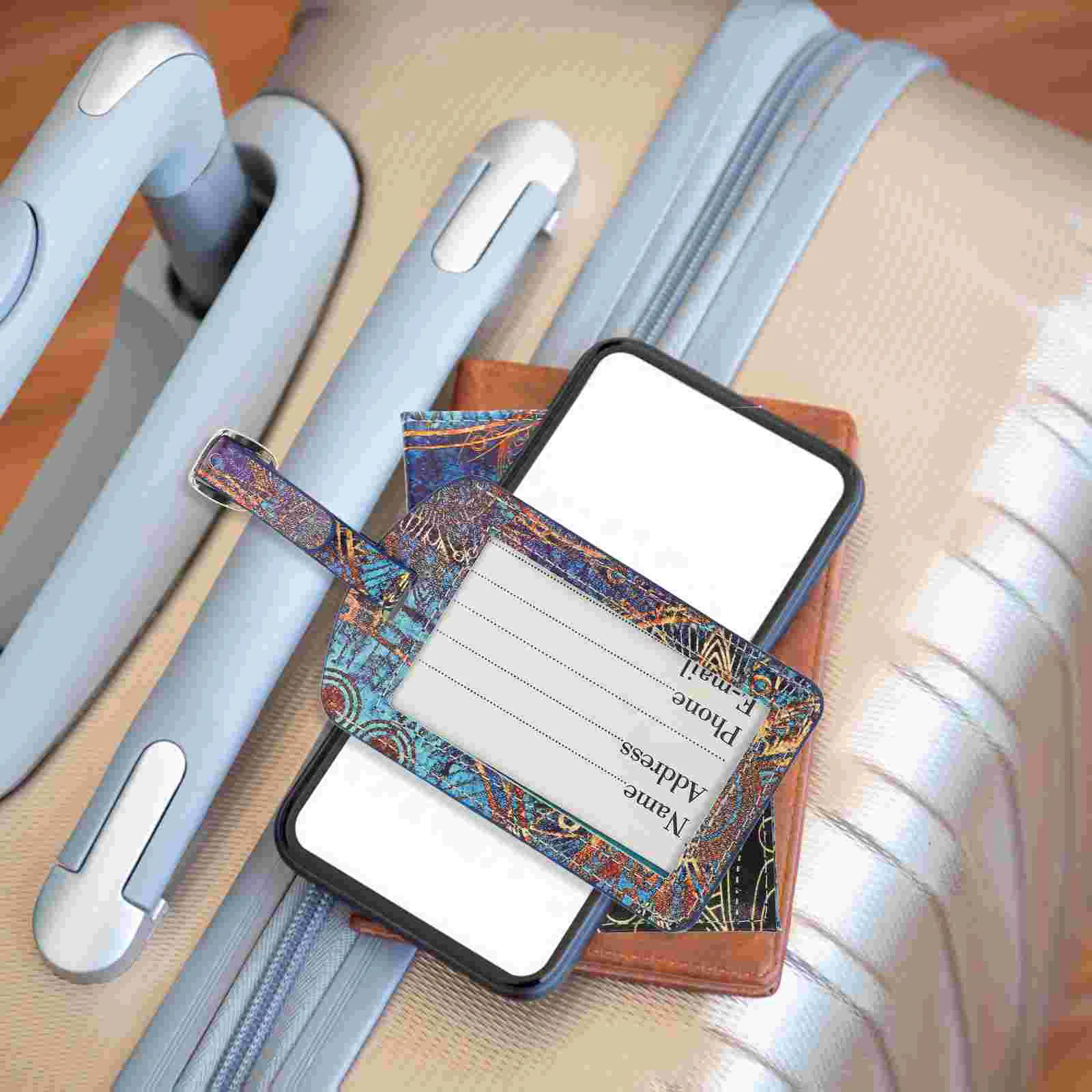 

1 Set of Passport Cover Decorative Suitcase Tag Pendant Travel Passport Holder Travel Wallet Essentials