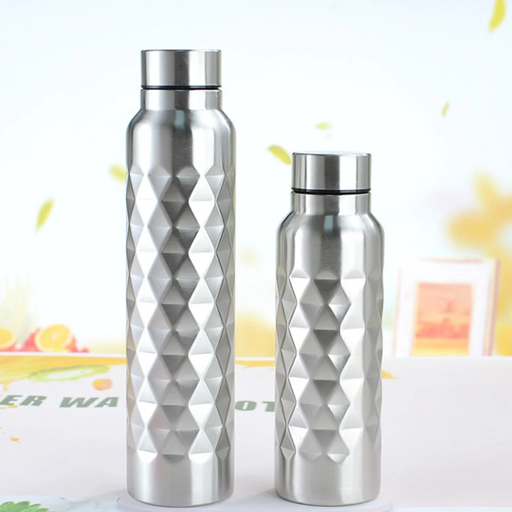 

1000ml Water Bottle Stainless Steel Large Capacity Sports Bottle Leak-Proof Sports Flask for Fitness Gym Camping Hiking