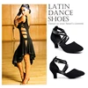 HROYL Women Modern Latin Dance Shoes For Girls Ladies Ballroom Party Waltz Leather Tango jazz Salsa Dance Shoes High Heels 5/6cm 5