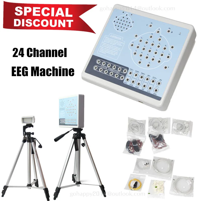 CONTEC KT88-2400 24-Channel Portable Digital EEG Brain Mapping Scanner