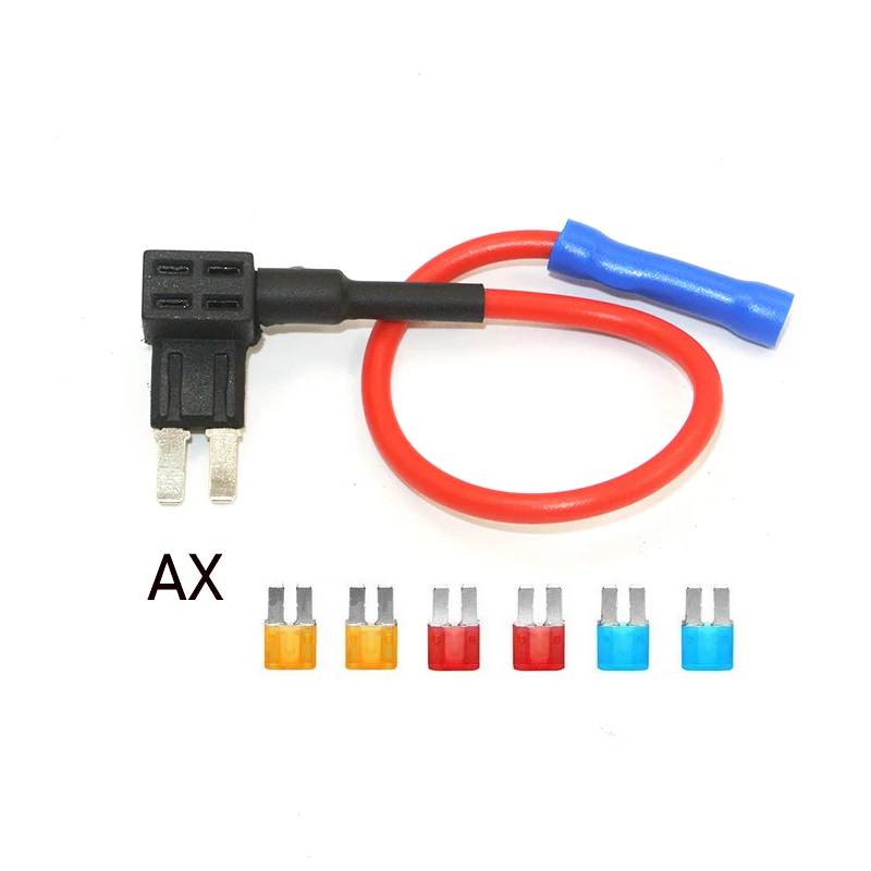 12V-24V Add-a-Circuit Micro2 Fuse Tap, Piggy Back Blade Fuse Holder 3 pcs Micro 2 (5A 10A 15A) and Puller