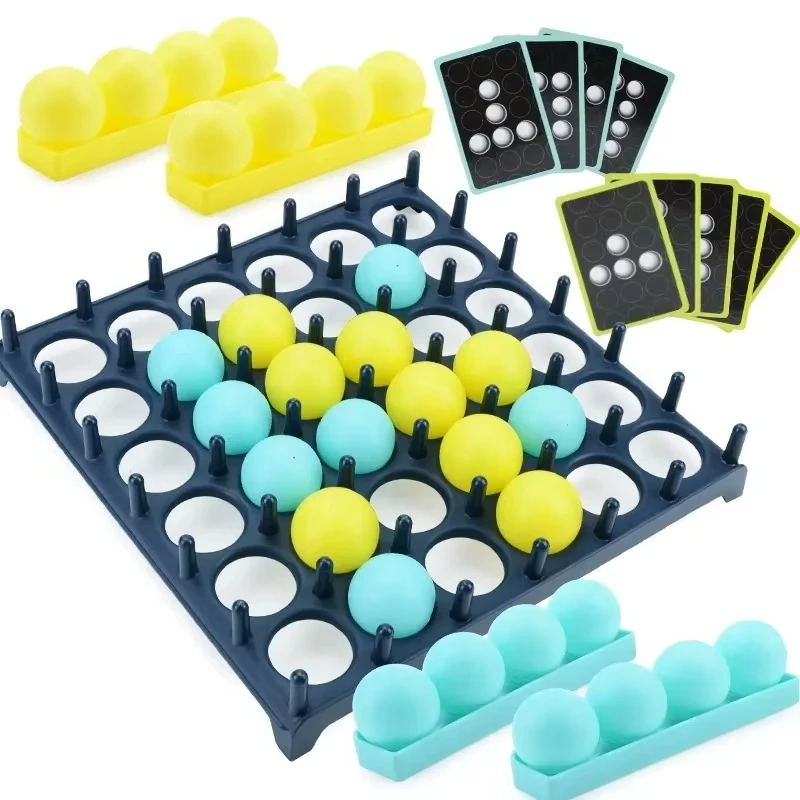Bounce Ball Game Jumping Ball Board Table Game Interaction Family Party Desktop Bouncing Funny Toy Kit for Children Adults 2