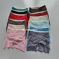 Women's High Waist Seamless Yoga Shorts Summer High Stretch Gym Shorts Running Shorts Pilates Wear Cycling Training Shorts