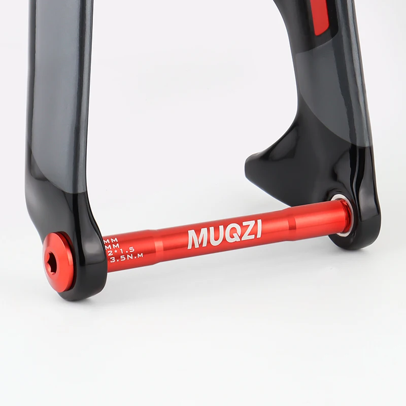 MUQZI M15 M12 MTB Bike Thru Axle P1.75 P1.5 Road Bicycle Front Rear Wheel Hub Shaft Fork Thru Axle Skewers Repleacment Part