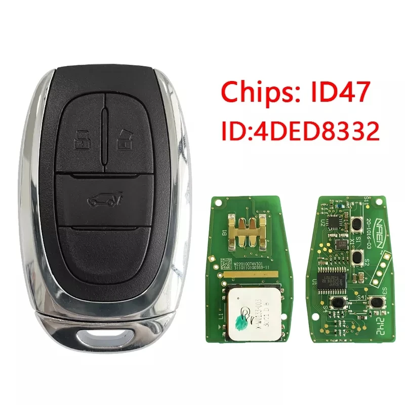 Auto Keyless Remote Key 433MHz mit ID47 Chip für Maxus LDV V90 G10 G20 G50 V80 D90 mg T60 T70 T90 Extender Smart Remote Key – Detail 5