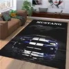 Mustang Pattern Rug for Bedroom Living Room Carpet for Kitchen Floor Mats Home Decor Non-Slip Floor Pad Rug 15 Sizes 1