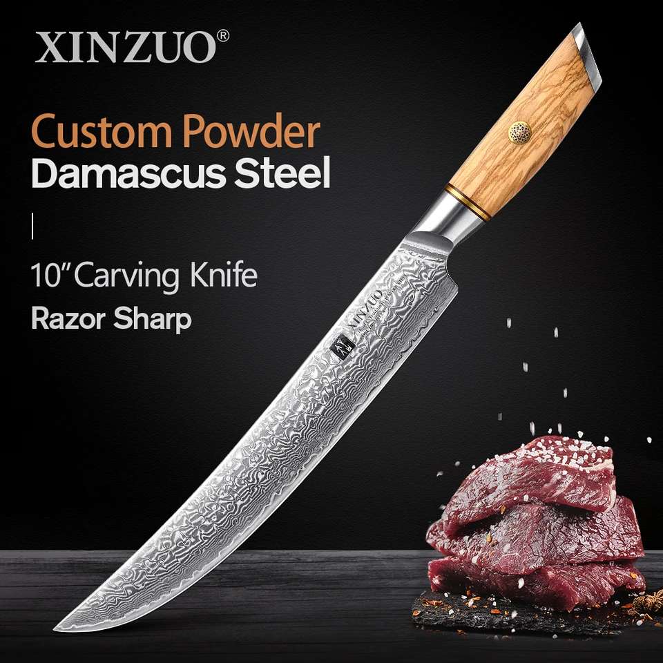 High Carbon Steel sashimi knife Slicing Carving Knife Hand Forged Brisket  Knife Ultra Sharp Meat Slicer Ham Knife Slicing Meats - AliExpress