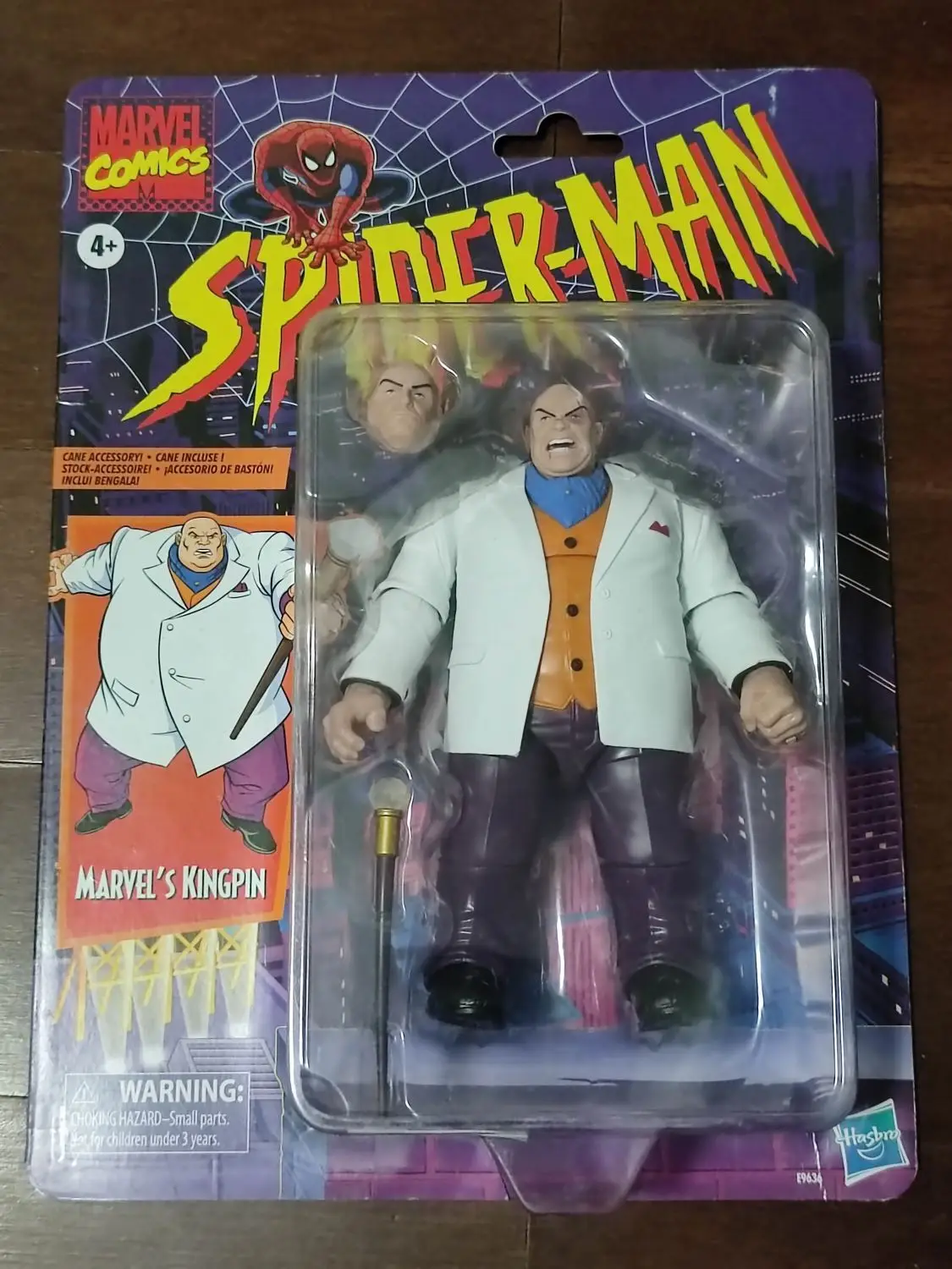 

Оригинальная фигурка героя Marvel Legends Kingpin в масштабе 6 дюймов ретро человек-паук, винтажная фигурка в стиле ретро, Коллекционная модель, игрушка для детей, подарок
