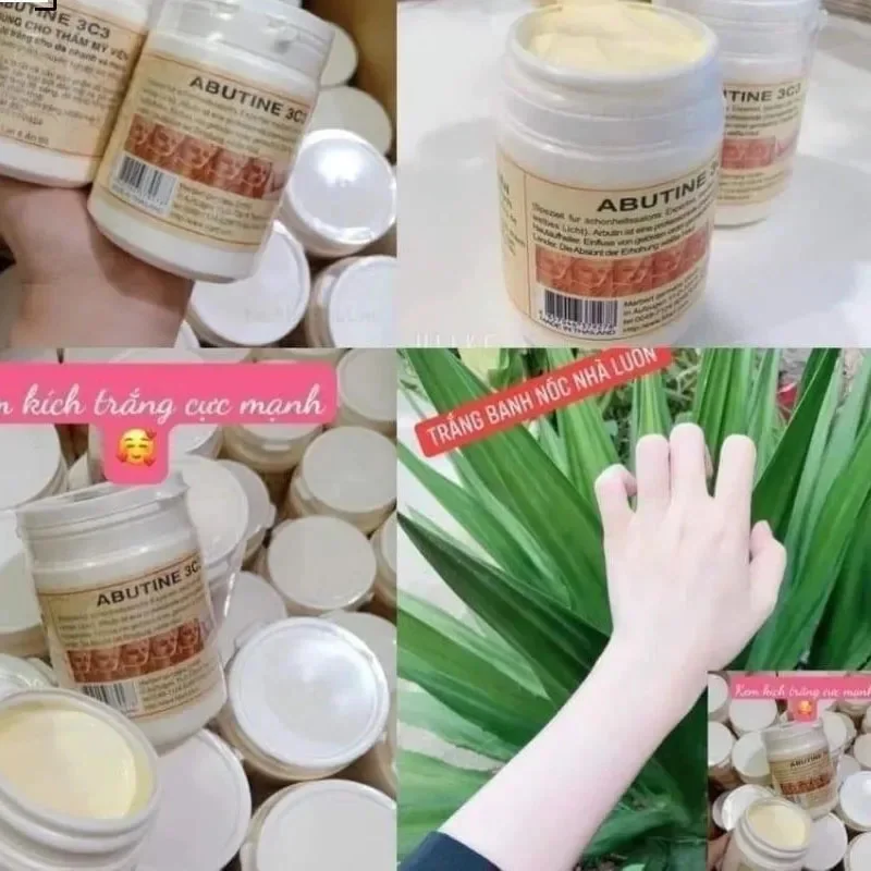 250g kem body k&iacute;ch trắng arbutin 3c3 hủ h&agrave;ng th&aacute;i, d&ograve;ng kem dưỡng trắng nhanh chuy&ecirc;n s&acirc;u cho bạn l&agrave;n da s&aacute;ng hơn