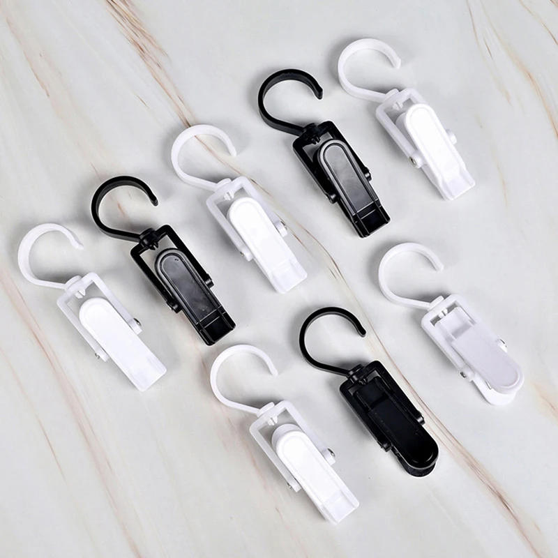 

10PCS Rotating Clothes Pegs Hanging Clamps Hooks Laundry Rotate Hat Clothespin Home Laundry Storage Hangers Strong Clothespins
