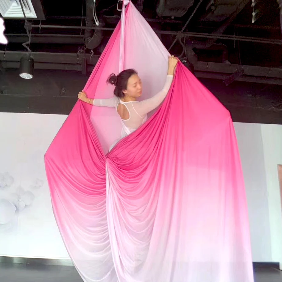 7 Meters Aerial Silks Colorful Fabrics Aerial Yoga Hammock Swing Anti Gravity Fitness Yoga Strap For Gym Home Outdoor