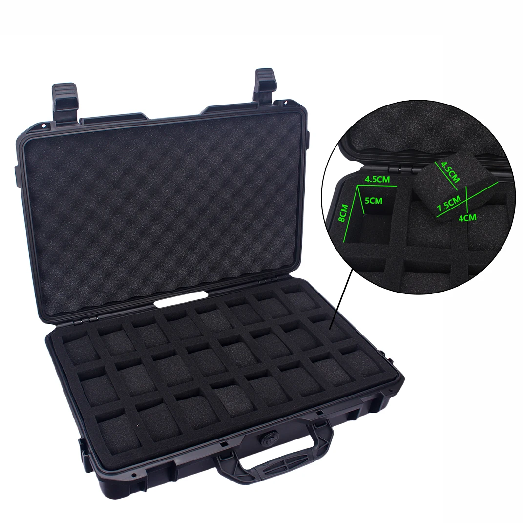 24-Slot Portable Plastic Watch Case – Waterproof and Durable Storage Box for Watches, J... - SKU WSC01119 - UGI Packaging