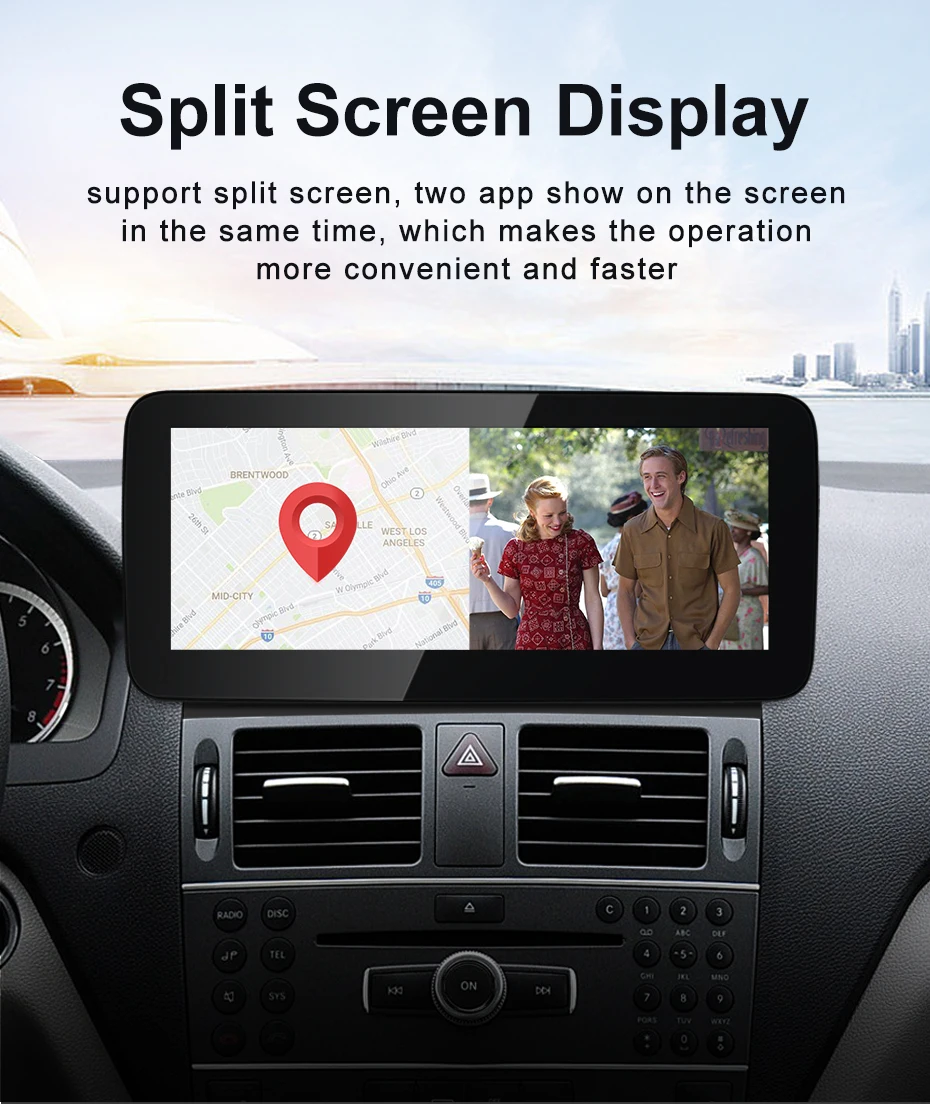 2024 New Car Multimedia Wireless Android AUTO CarPlay 10.25inch 12.3inch Screen