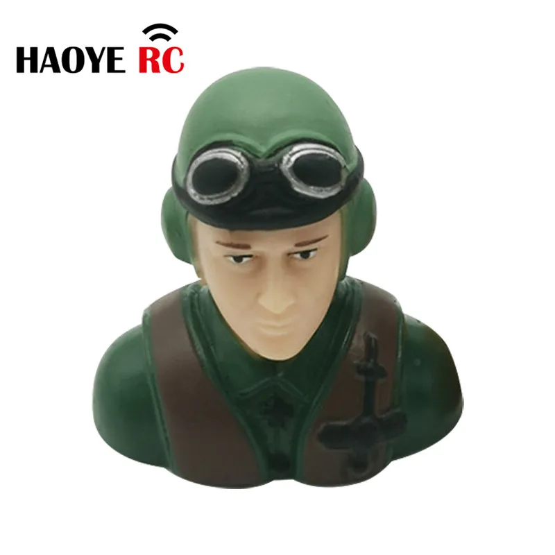 1/9 Scale Civilian Pilot Figure For RC Airplanes - 42mm X 23mm X 39mm - Army Green Or Grey