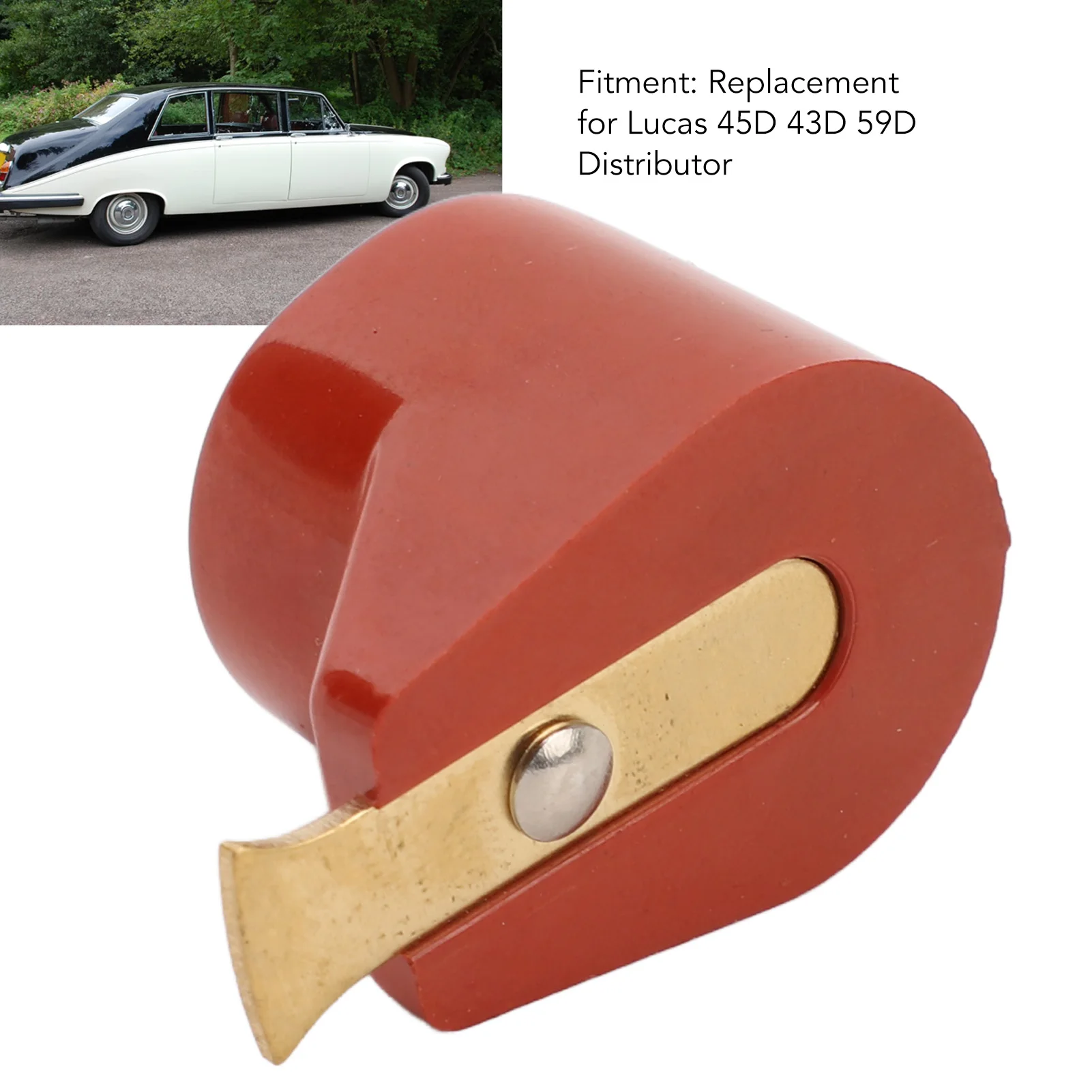 Distributor Red Rotor Arm DRB104C GRA2114 Accurate Distributor Ignition Rotor Arm Replacement for 45D 43D 59D