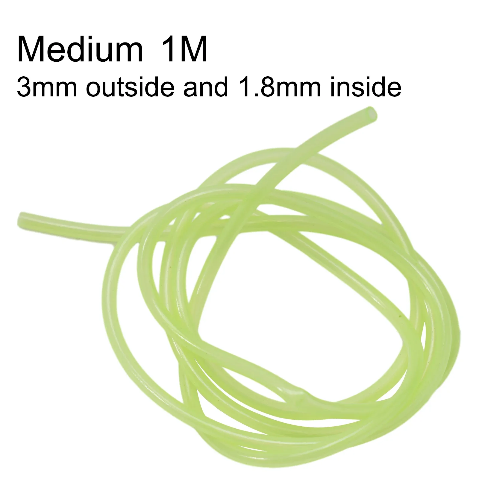 1/2/5/10m Luminous Fishing Hose Silicone Anti Rig Tube Tubing Rig Sleeves Deep Sea Fishing Pesca Iscas FIsh Tackle Tools 2mm/3mm
