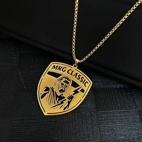 Men Custom Logo Pendant Necklace Hiphop Punk Stainless Steel Thick Chain Nameplate Personalized Jewelry Her Birthday Gift - Image 5