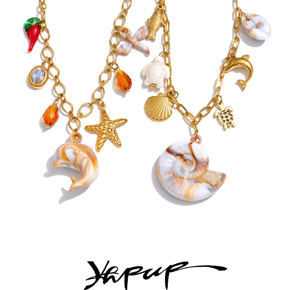 Yhpup Trendy Necklace Women