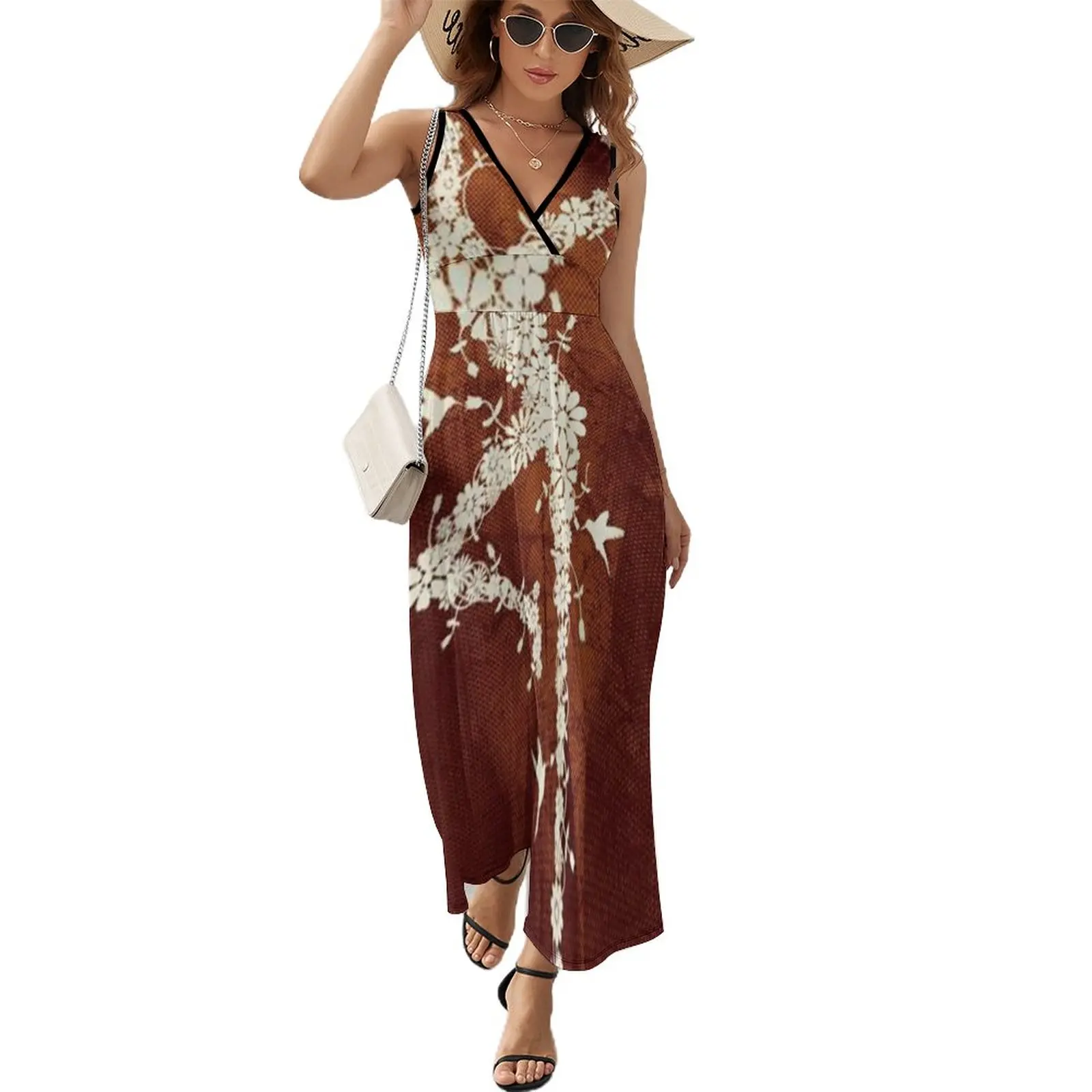 

Stand Band Sleeveless Dress women evening dress Women dresses summer