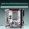 2024 Q670 8-bay NAS Mini ITX Motherboard Upgraded Version LGA1700 Supports intall 12-14 Gen Processor DDR5 I226LM 2.5G with vPro 2