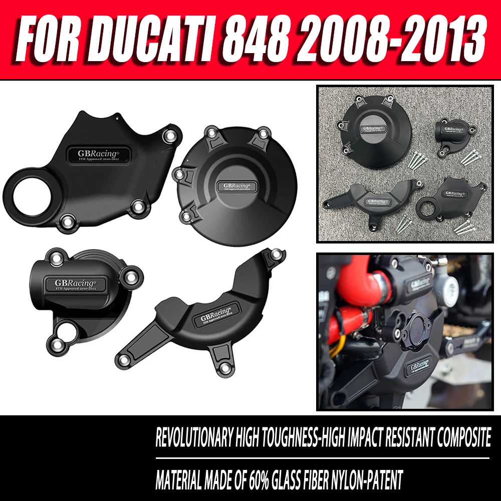 Engine Cover Protection For DUCATI 848 2008 2009 2010 2011 2012 2013