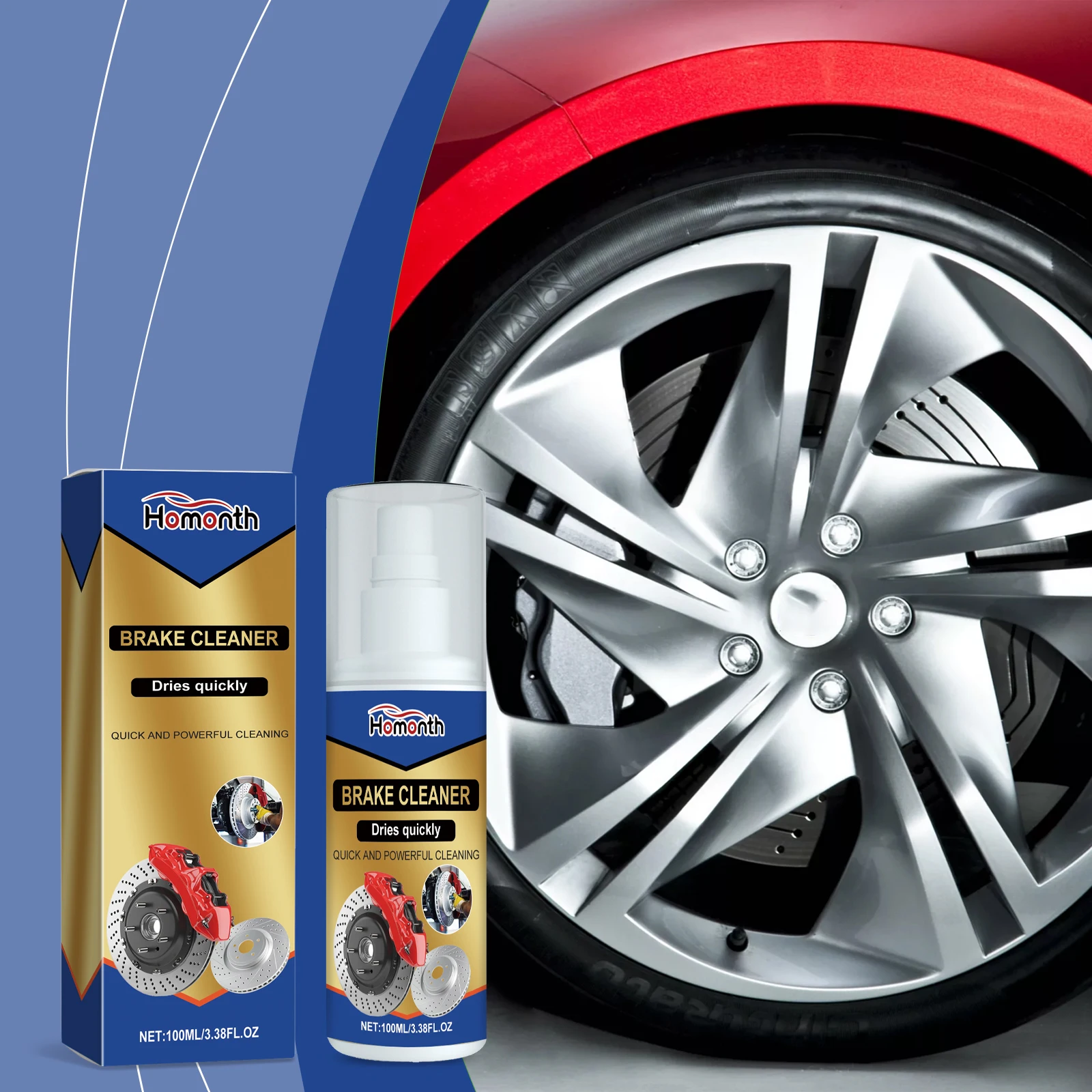 Car Brake Cleaner Removes Oil Stains From Vehicles and Brake System Cleaner 100 ML