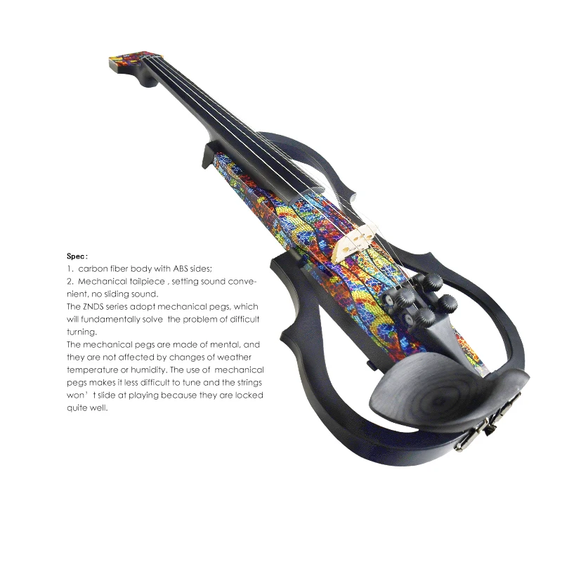 Electric violins from Kinglos China factory ZNDS-2305 musical instruments
