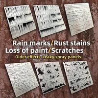 Model Aging Effect Tool Rain marks rust off paint scratches Auxiliary spray panels Hobby painting tools 1