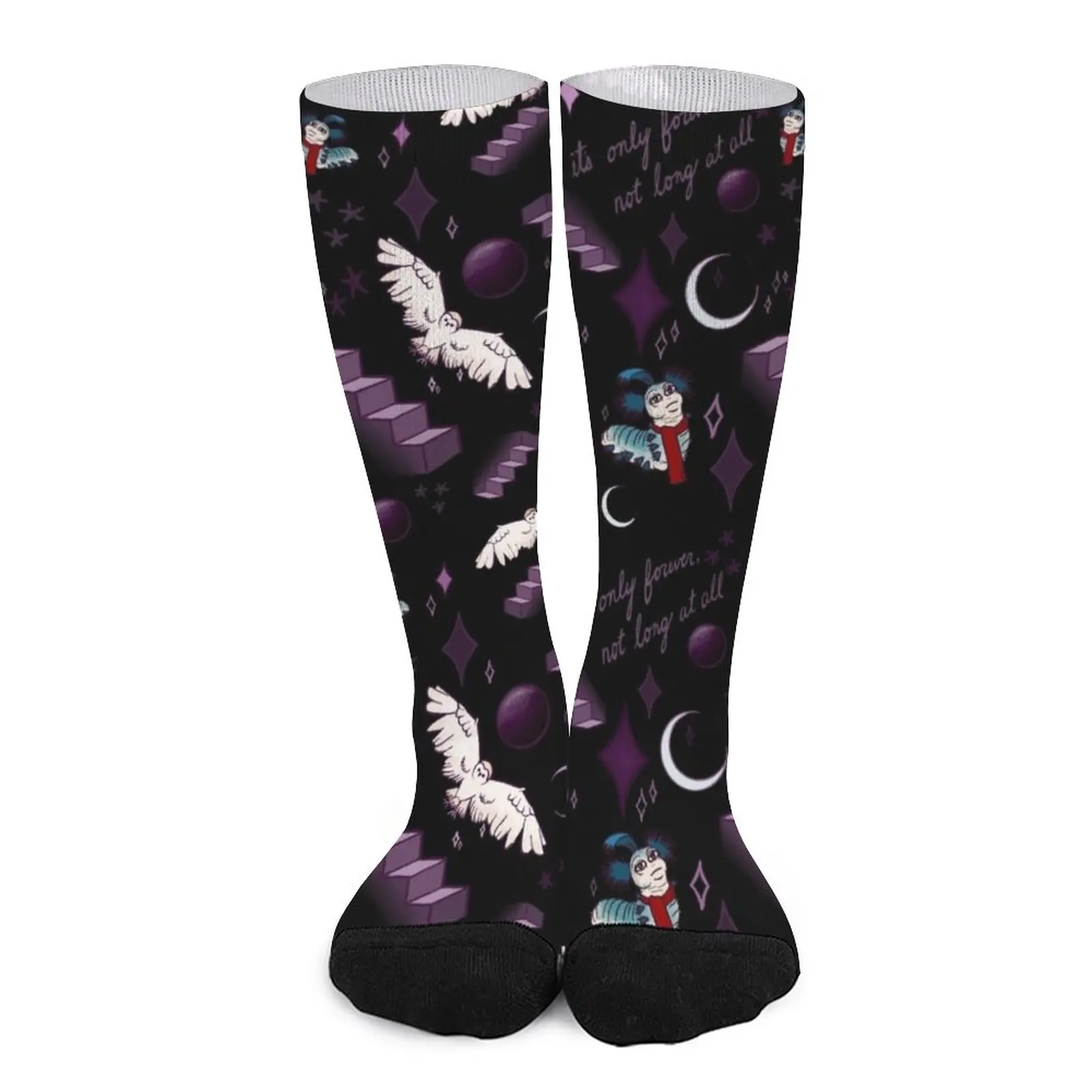 

Labyrinth “It’s only forever not long at all” Socks cute socks black socks Stockings man Rugby