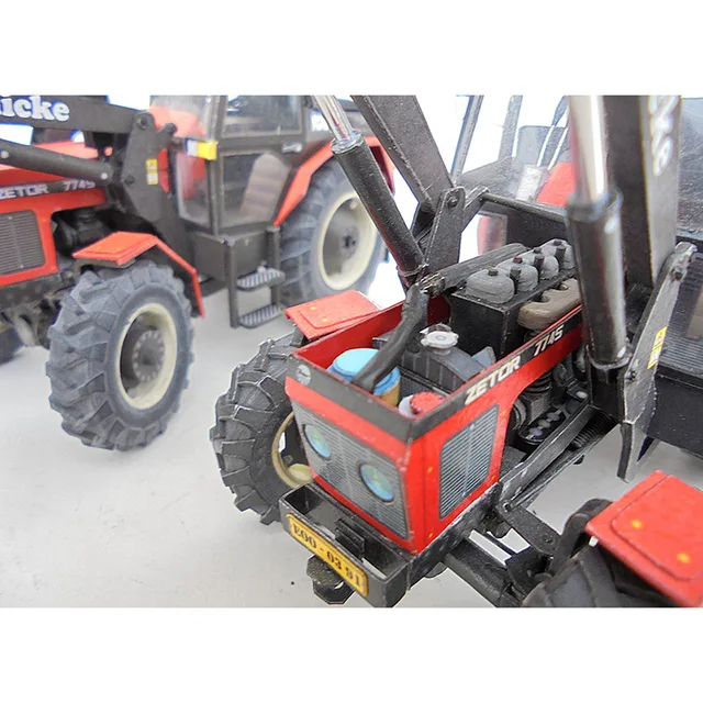 1: 32 Or 1:22 Czech Zetor7745 Tractor Paper Model Agricultural Machinery Manual DIY 3