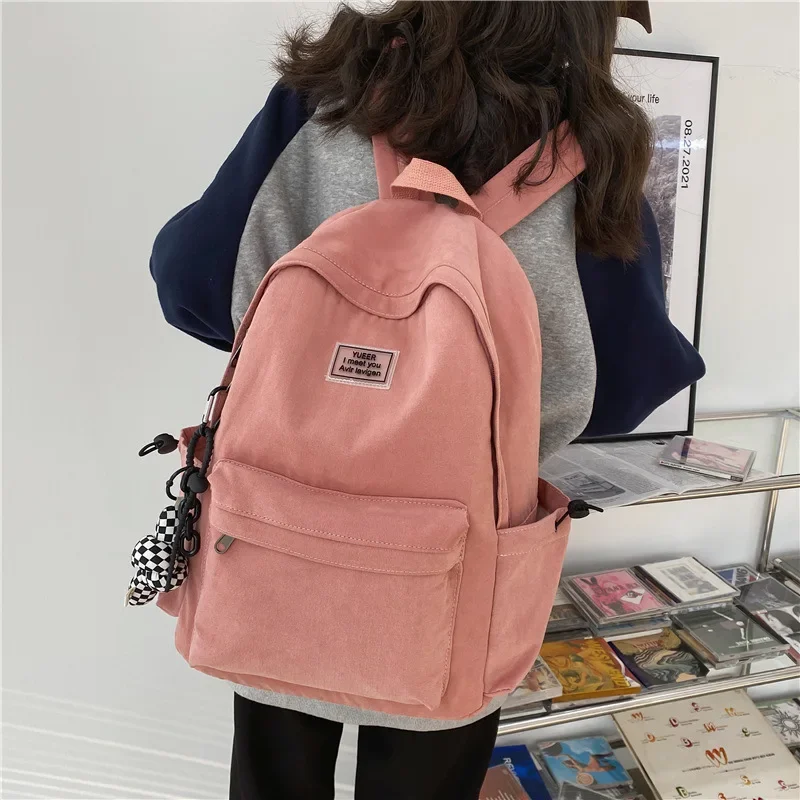 Simple Large-capacity Backpack New High School Students Campus Bag Joker Computer Bag Leisure Backpack School Bags for Girls