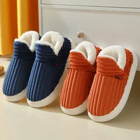 Evshine Soft Sole Slippers For Women Winter Fashion Women Fur Slippers Fuzzy Plush Men Slippers Warm Furry Women Cotton Shoes - Image 5