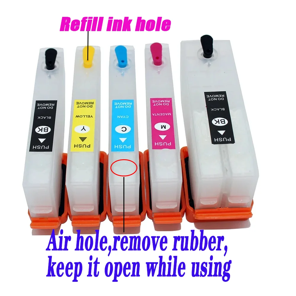 5Color Europe 33XL Refill Ink Cartridge for Epson XP-7100 XP-830 XP-630 XP-530 XP-640 XP-900 XP-645 XP-540 Printer
