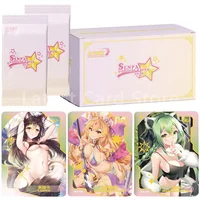 New Sexy Girl Goddess Haven Cards Booster Box Collection Anime Goddess Feast Rare Metal Card Board Game Table Toy Children Gift 1