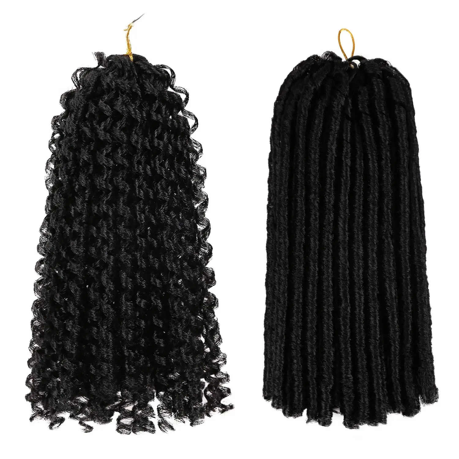 Urban Soft Dread synthetic Crochet Hair - 4 Packs Straight Faux Locs Crochet Soft Locs Braids 2 STYLE in ONE 2