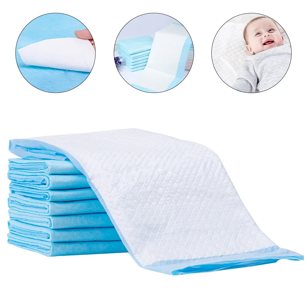 Baby Changing Tables Disposable Diaper Pads Mat Waterproof Bird Cage Liner Protector Portable Breathable 20 Pcs