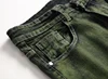Jeans Denim Men New Green Stretch Plus Size Casual Straight Fashion Brand Classic High Quality Pants 3