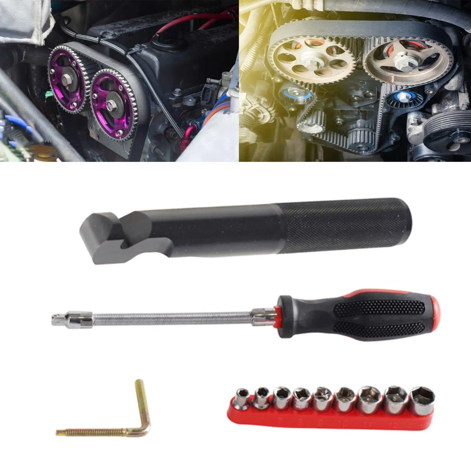 

Belt Changing Tool Clutch Removal Tool Portable Wear Resistant Sturdy Belt Replacement Tool for RZR S 900 XP Accessories