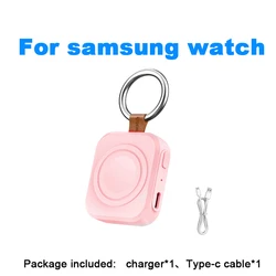 Magnetic Wireless Portable Type C Fast Charger (Pink for samsung)