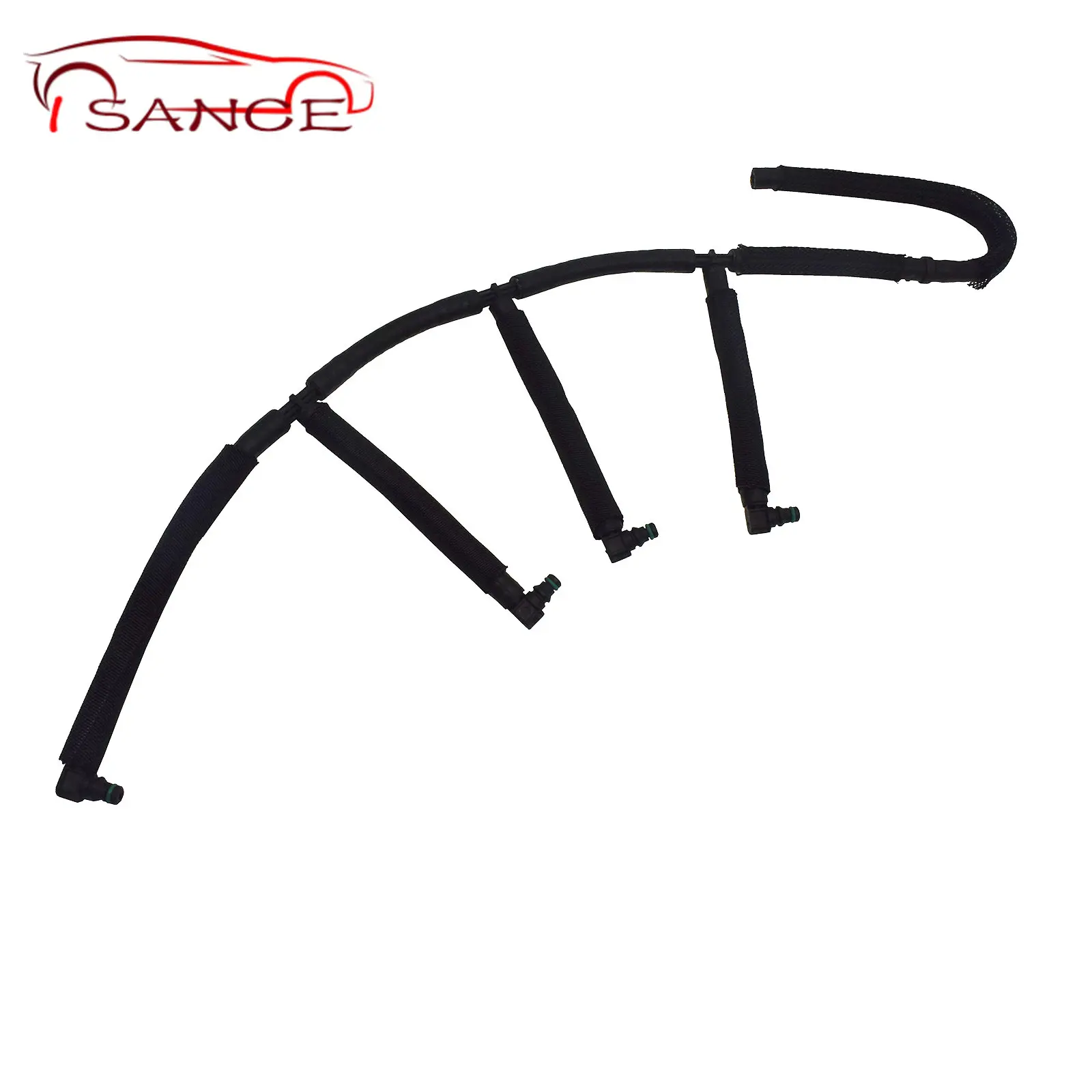 Fuel Overflow Hose Fuel Return Line Hose Pipe Diesel Injector Leak Line 03L130235AF for GOLF Polo Touran 2009 -