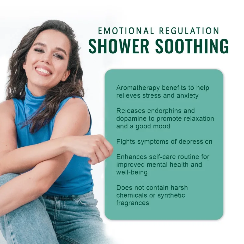 EELHOE Body Shower Steamers Tablets Comfortable SPA Relaxation Pressure Relieve Body Skin Cleaning Bath Aromatherapy Shower Bomb 5