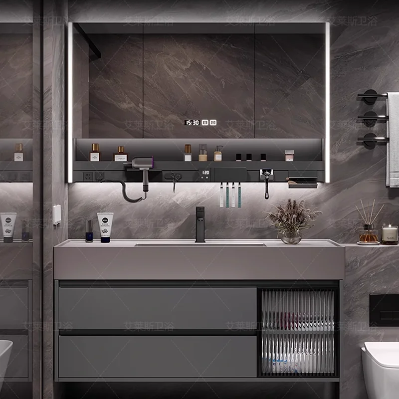 Modern Simple Bathroom Vanities Vintage Toilet Partition Vanity Drawer Light Mirrors Muebles Para El Hogar Maderaa Furniture
