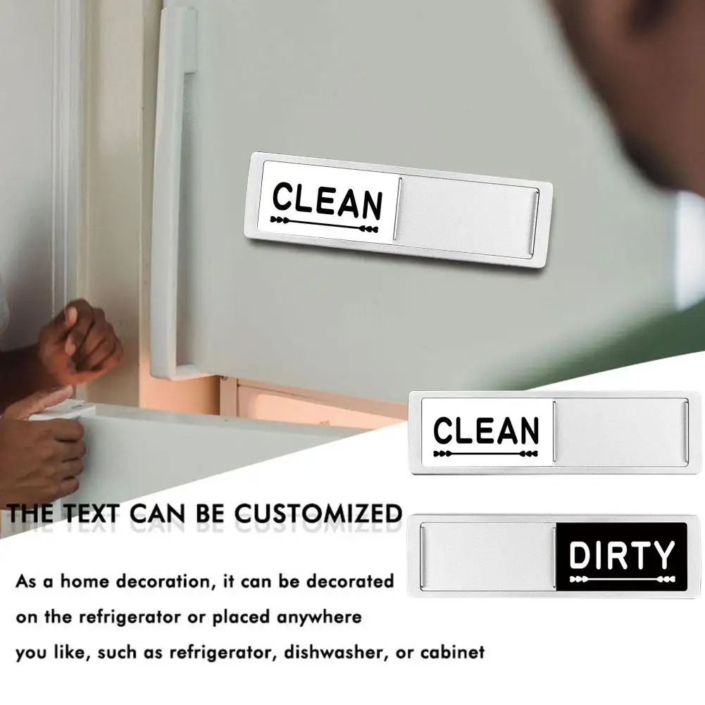 Dishwasher Magnet Clean Dirty Magnet for Kitchen Dish Washer Refrigerator  Strong Magnetic Adhesive Sticker Clean Dirty Sign Home - AliExpress