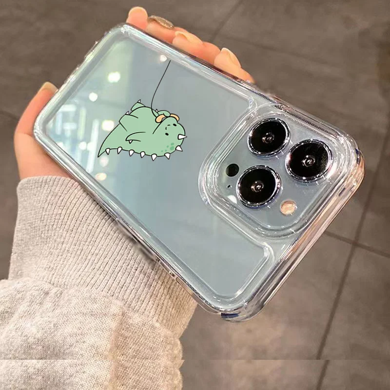 Couple Style Cartoon Dinosaur All-Inclusive Phone Case