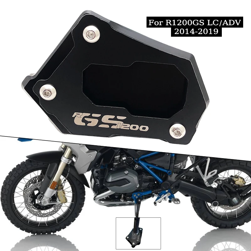 

Motorcycle Side Stand Pad Extension Plate Fit For BMW R1200GS R1200 GS LC ADV R 1200GS R 1200 GS Adventure 2014-2019 2017 2018