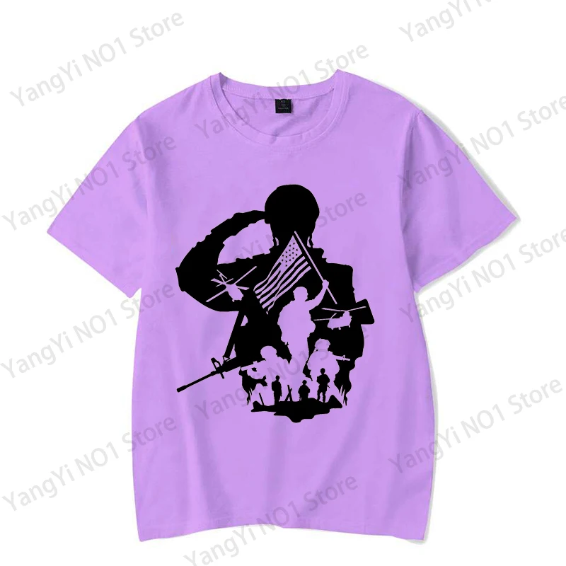 Patriotic Soldier Silhouette Memorial Day T-Shirt